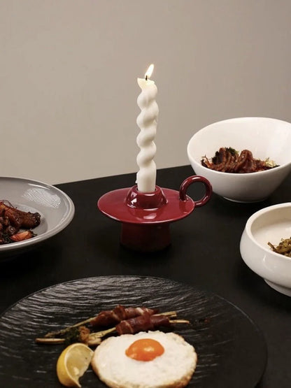 Nocturne™ Handmade Ceramic UFO Candle Holder