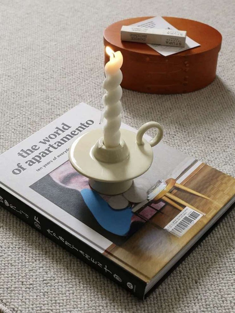Nocturne™ Handmade Ceramic UFO Candle Holder