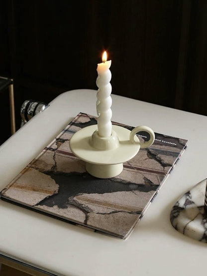 Nocturne™ Handmade Ceramic UFO Candle Holder
