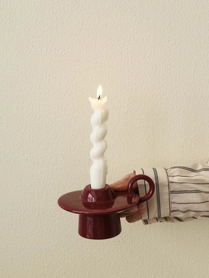 Nocturne™ Handmade Ceramic UFO Candle Holder