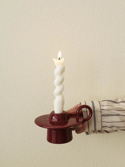 Nocturne™ Handmade Ceramic UFO Candle Holder